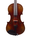 Violino feito à mão verniz à óleo, fundo inteiro
