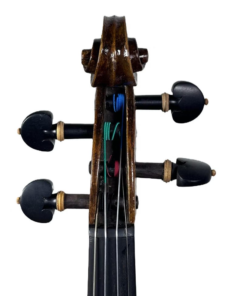 Violino antigo 7/8 de oficina alemã