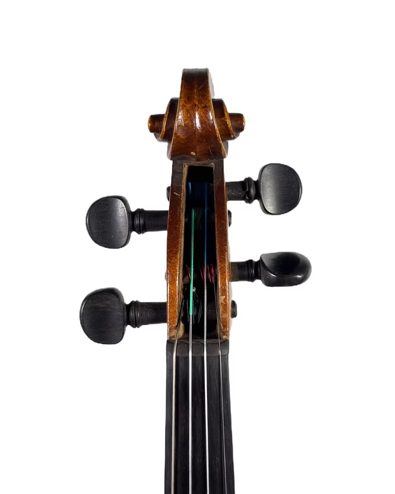 Violino de fábrica antiga alemã
